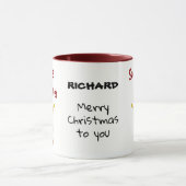 Santa's kleine aangepaste mok voor helikopters (Midden)