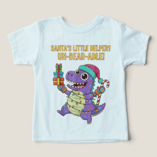 Santa's Kleine Helper Dino – Schattige Kerst Dinos