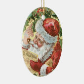 Santa's Kleine Helper Keramisch Ornament (Rechts)