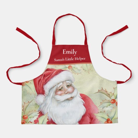 Santa's Kleine Helper Schort (Voorkant)