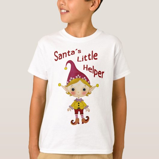 Santa's kleine helper T-Shirt (Voorkant)