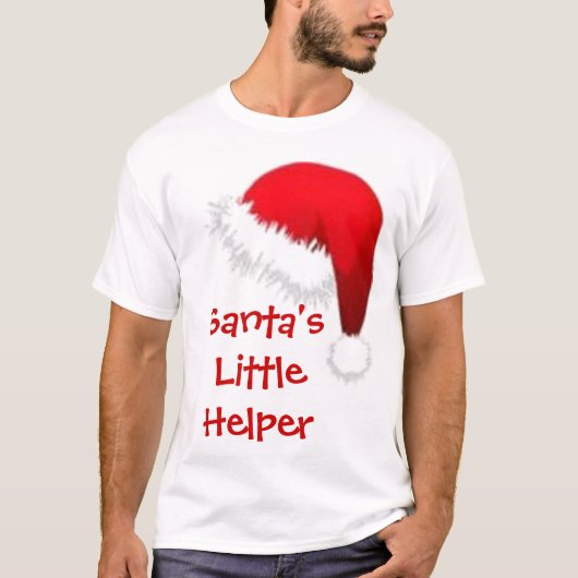 Santa's Kleine Helper T-shirt (Voorkant)