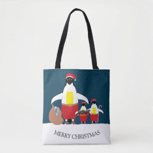 Santa's Kleine Helpers Canvas tas