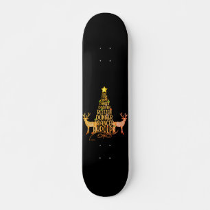 SANTA'S KLEINE HELPERS CHRISTMAS TREE SKATEBOARD