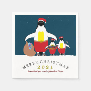 Santa's Kleine Helpers Napkin Servet