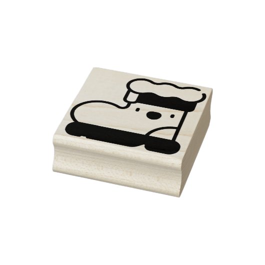 santa's laars rubberstempel (Stempel)