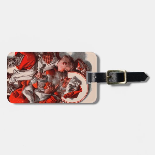 Santa's Lap Bagagelabel (Voorkant horizontaal)