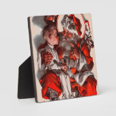 Santa's Lap Fotoplaat (Voorkant)