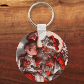 Santa's Lap Sleutelhanger (Voorkant)