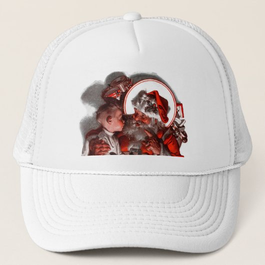 Santa's Lap Trucker Pet (Voorkant)