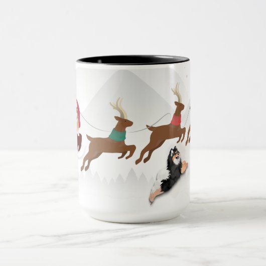 Santas Lappy Helpers - mok Lapphund (Midden)