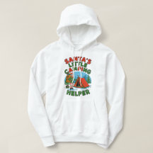Santa's Little Camping Helper Christmas Elf Design