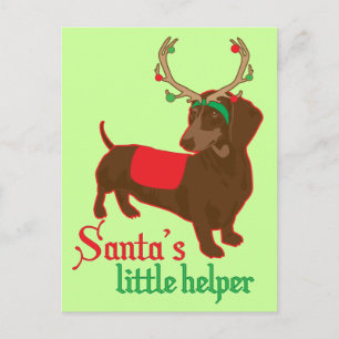 Santa's Little Helper Briefkaart