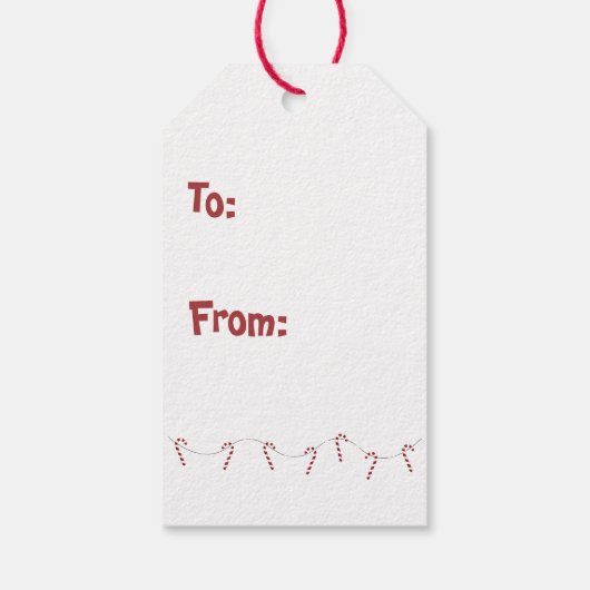 Santas Little Helper Candy Canards to from Cadeaulabel (Achterkant)