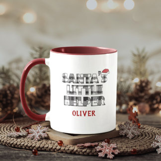 Santa's Little Helper Christmas Personalized Mug Mok