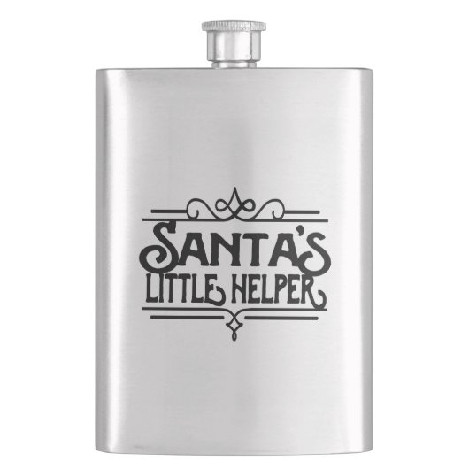 Santa's Little Helper Classic Flask Flacon (Voorkant)