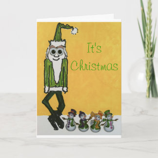 Santas Little Helper Feestdagen Kaart