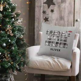 Santa's little helper Personalized  Kussen
