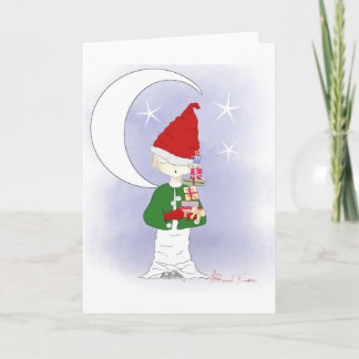 Santa's Little Helper Wenskaarten Feestdagen Kaart