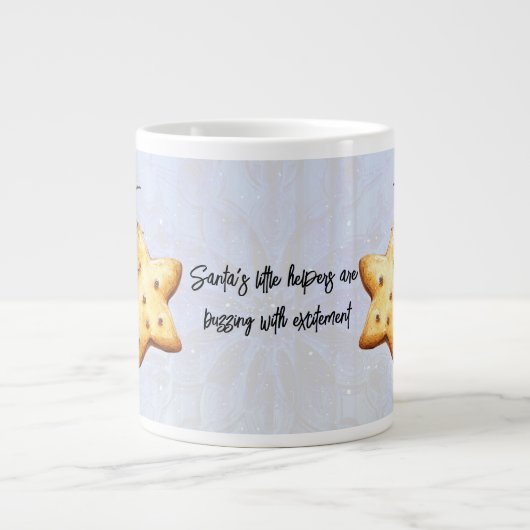 Santa's Little Helpers Are Buzzing With Excitement Extra Grote Beker (Voorkant)