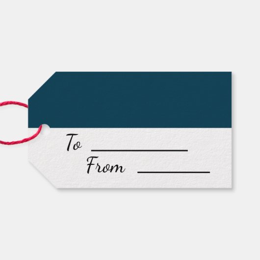 Santa's Little Helpers Gift Labels Cadeaulabel (Achterkant Horizontaal)