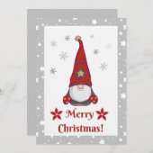 Santa's Little Helpers - Kerst Gnomen Edition Bedankkaart (Voorkant / Achterkant)