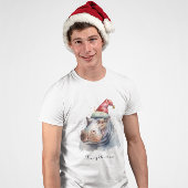 Santa's Little Hippo, op maat T-shirt