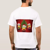 "Santa's Little Minions" T-shirt (Achterkant)