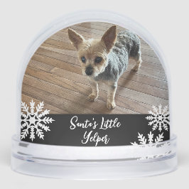 Santa's Little Yelper Dog Sneeuwbol