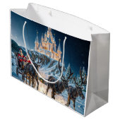 Santa's magische kasteel levering groot cadeauzakje (Achterkant Gekanteld)