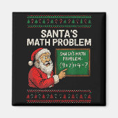 Santa's Math Problem 67 Viral Meme Christmas Ugly  Magneet (Voorkant)