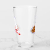 Santa's Melk, koekjes en Snoep Glas (Links)