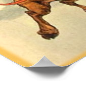 Santa's Midnight Ride  Art Poster (Hoek)