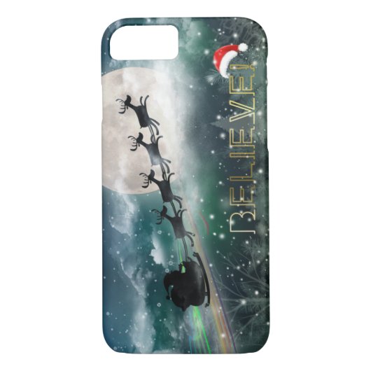 Santa's Midnight Ride-kerstiPhone 7/Plus-Hoesje Case-Mate iPhone Case (Achterkant)