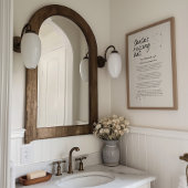 Santa's Missing Hat Funny Christmas Print