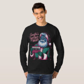 Santa's Mixtape - 80s Kerstmis Nostalgie T-shirt (Voorkant volledig)