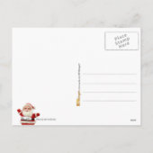 Santa's Mok Shot Feestdagenkaart (Achterkant)