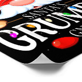 Santa's Mpy Gnome Matching Christmas Pajama Poster (Hoek)