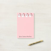 Santa's Mustaches aangepaste post-it notities Post-it® Notes (Op bureau)