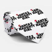 Santas Naughty Girl Stropdas (Opgerold)
