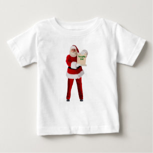 Santa's Naughty List Baby T-shirt