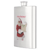 Santas Naughty List Flask Flacon (Links)