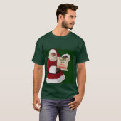 Santa's Naughty List T-Shirt (Voorkant volledig)