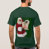 Santa's Naughty List T-Shirt (Achterkant)