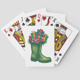 Santa's New Boots Classic Playing Cards Pokerkaarten