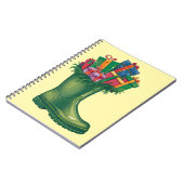 Santa's New Boots Notitieboek (Linkerzijde)