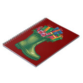 Santa's New Boots Notitieboek (Linkerzijde)