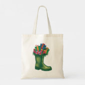Santa's New Boots Tote Bag (Achterkant)