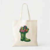 Santa's New Boots Tote Bag (Voorkant)