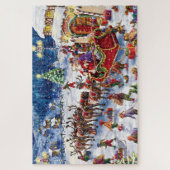 Santa's Noordpool Vertrek Legpuzzel (Verticaal)